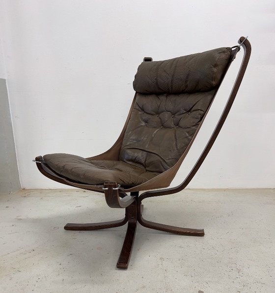 Image 1 of Sedia Falcon di Vatne Møbler, Norvegia, anni '70.