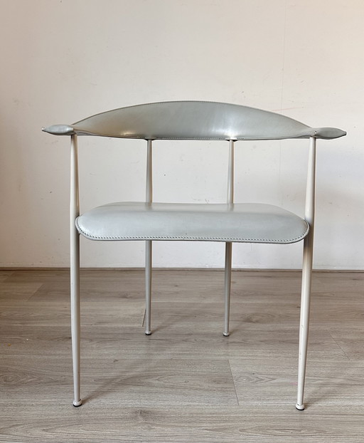 4x Fasem P40 design dining chairs