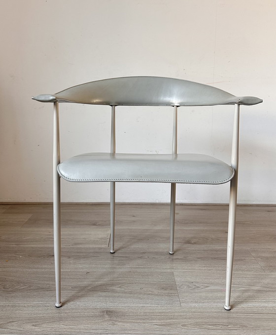 Image 1 of 4x Fasem P40 design eetkamerstoelen 