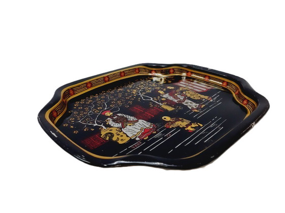 Image 1 of Vassoio di latta cinese d'epoca