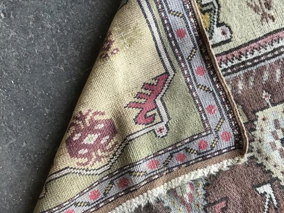 Tapis de prière Milas turc vintage – Laine (photo 4 of 6)