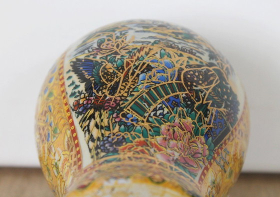 Image 1 of Vaso per zenzero/vaso da tempio in stile Satsuma giapponese, anni '60