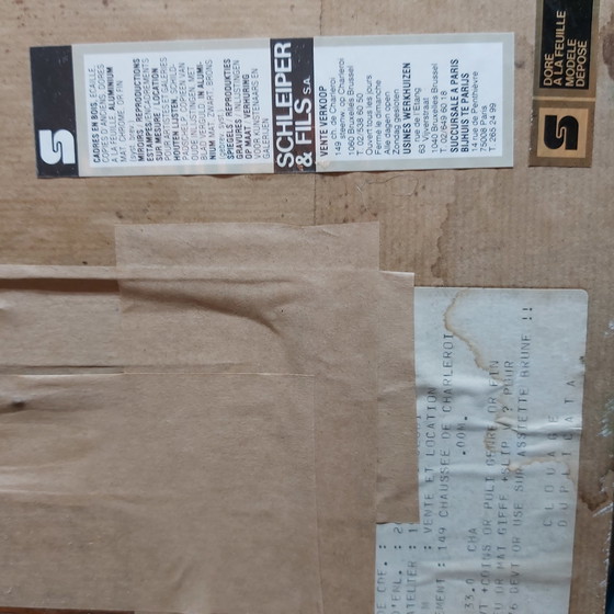 Image 1 of Winter on the Ice - oil on panel in a beautiful frame