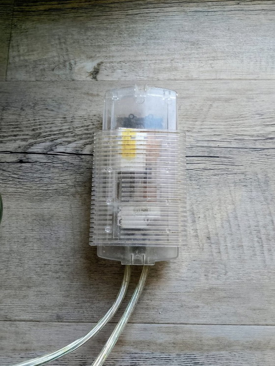 Design Floor light "Lucilla" by Enzo Panzeri, 1990s, Exceptional condition, Metal, Glass, White, Modern (photo 4 of 5)