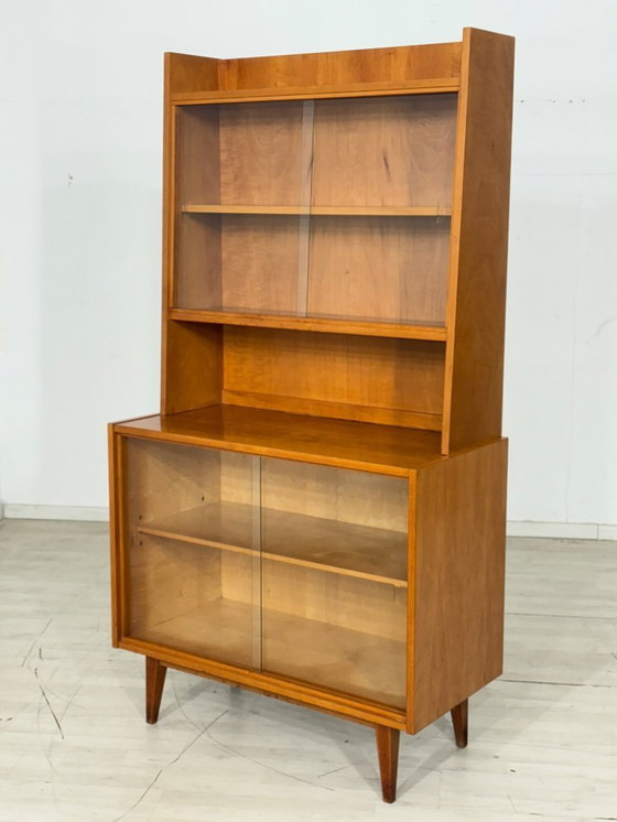 Image 1 of Zeer mooie vintage vitrinekast, dressoir, opbergkast, woonkamerkast, kledingkast