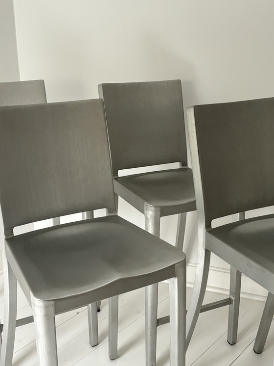 Image 1 of 4X Philippe Starck Emeco Hudson Barstools