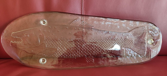 Handmade Glass Salmon – Vintage Fish Dish / Serving Dish – Table accessories (photo 4 of 10)