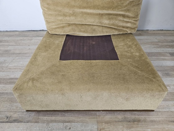 Image 1 of Three fabric lounge chairs 70s