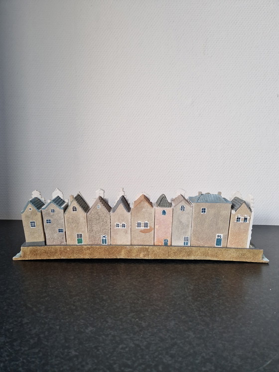 Image 1 of Vintage Canal Houses Ceramic Houses Shops