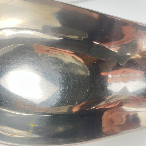 Image 1 of Royal BB stainless steel gravy boat, France, mid-20th century.