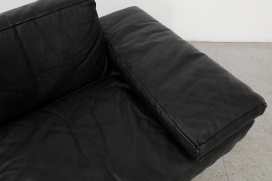 Divano Rolf Benz 6600 in pelle nera. Ottime condizioni, Divani 2 posti, Metallo, Nero, Modern (foto 5 di 7)