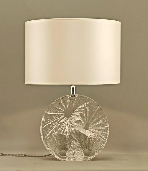 Image 1 of Daum Critères Lampe mit neuem satiniertem Schirm