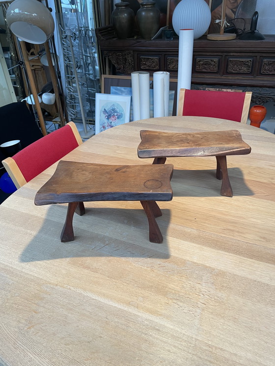 Image 1 of 2x Brutalistische plantentafeltjes