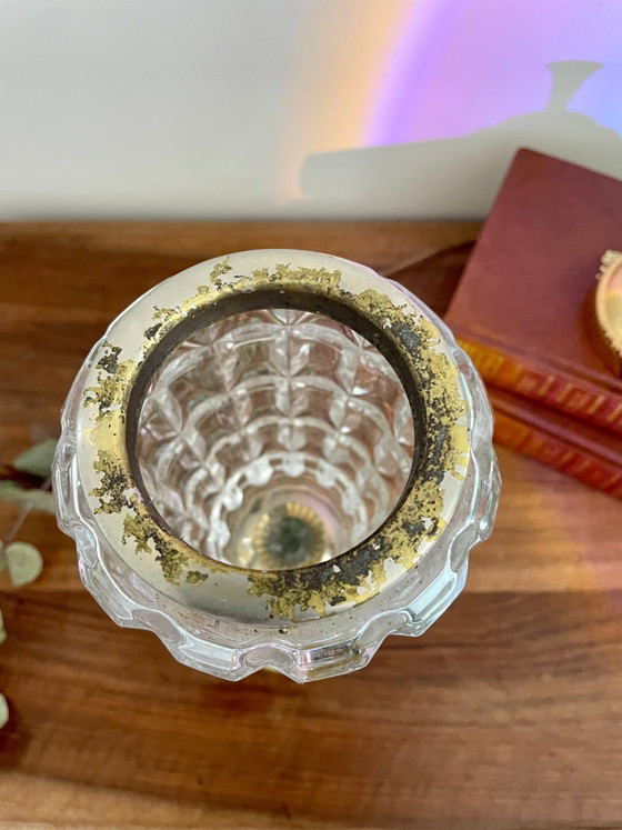 Bombonera grande de cristal y metal dorado – Objetos decorativos, Glass, Vintage (photo 4 of 5)