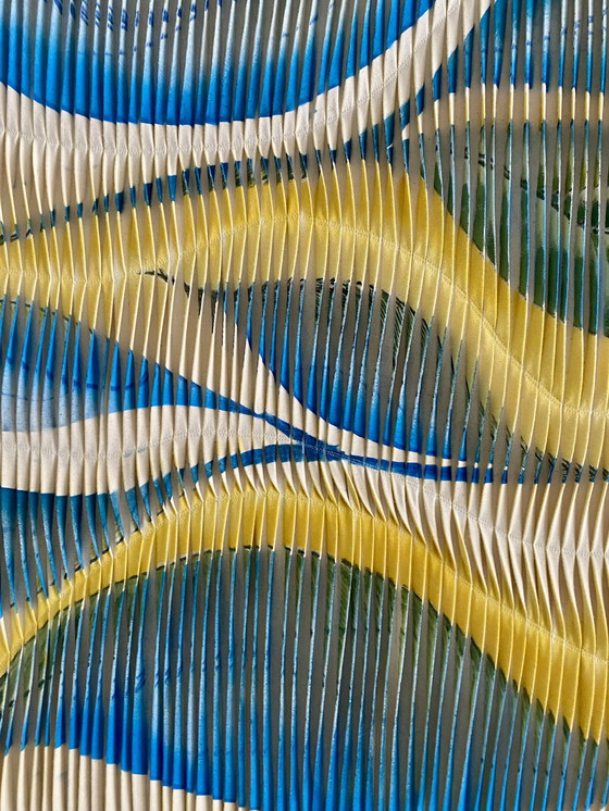 Image 1 of Tableau sculpture art textiles Ref : feuille