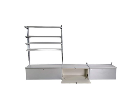 Image 1 of Otto Zapf shelving system Vitra Vieler Wingset wall shelf aluminum