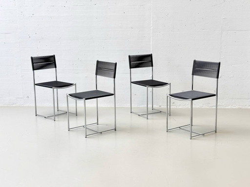 Set of 4 Spaghetti Chair 101 chairs by Giandomenico Belotti Alias