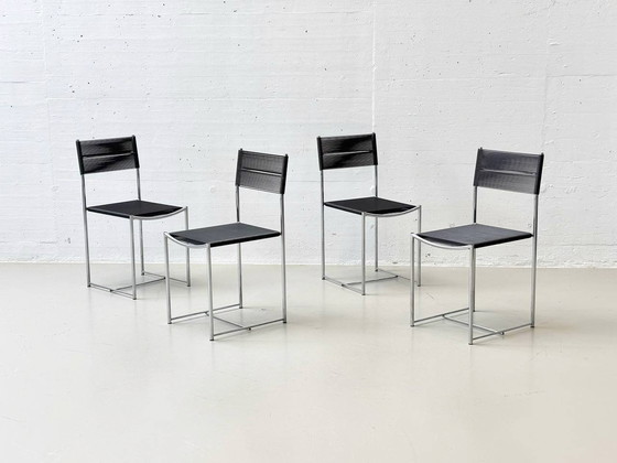 Image 1 of Set of 4 Spaghetti Chair 101 chairs by Giandomenico Belotti Alias