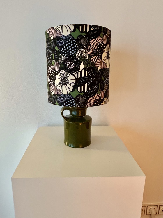 Image 1 of Modern, wireless lamp duo - upcycled from a vintage vase -