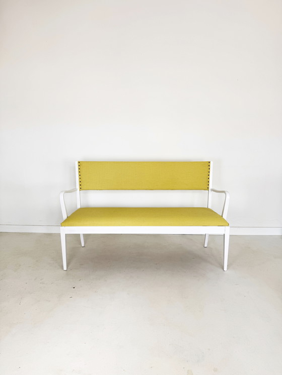 Image 1 of Banc de cuisine jaune