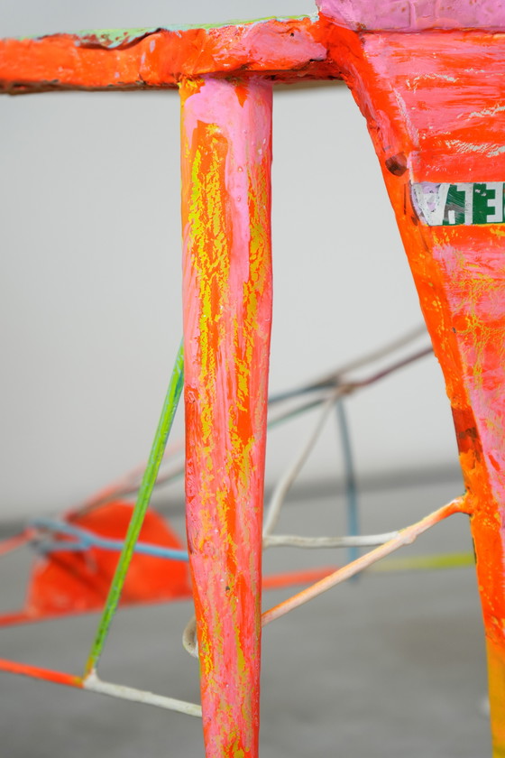 Image 1 of Set di 6 sedie Pop Art firmate da Guido Coletti (1995, firmate nel 2013)