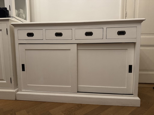 Bright Living white teak sideboard