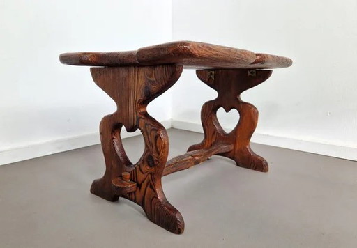 Vintage 'Heart' Beistelltisch | 1960er Jahre