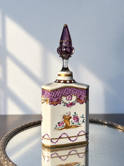 Tea carafe or Cologne carafe antique porcelain