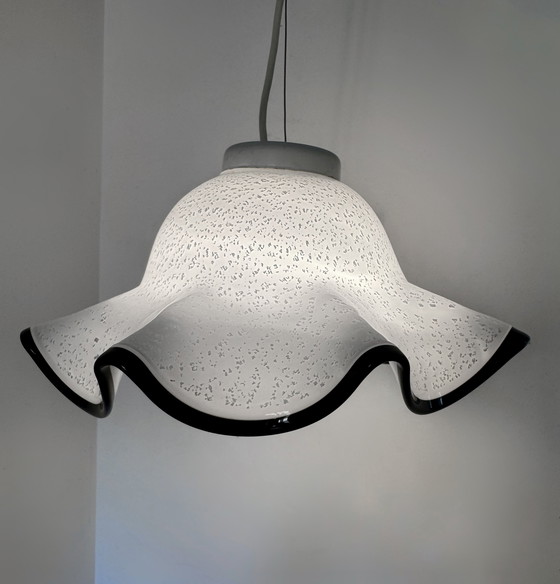 Image 1 of Murano glass flower pendant light, 1970s