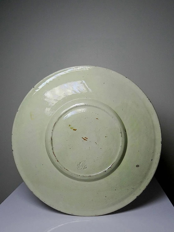 Piatto smaltato Thun firmato Schoch-Läderach, antico svizzero fatto a mano e raro. – Stoviglie (photo 12 of 16)