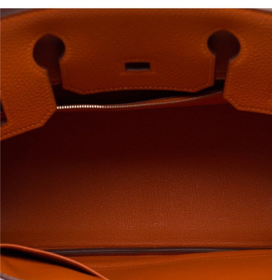 Image 1 of Zak HERMES Birkin 30 en Cuir Oranje - 103365