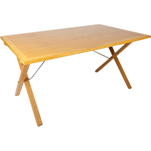 Table vintage en bois clair par Poul Cadovius, 1960s