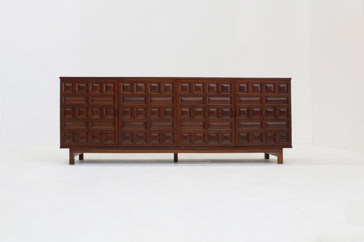 Aparador brutalista vintage España años 70