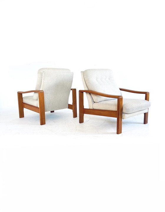 Image 1 of 2x alter dänischer Sessel, EMC Møbler '70