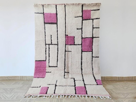 Handwoven Natural Wool Rug, Traditional Craftsmanship, 2/3 m – Aime Té, Rugs & carpets (photo 5 of 5)