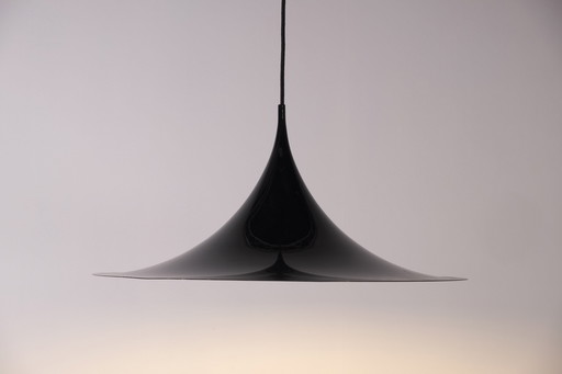 Grande lampe à demi-pendentif par Claus Bonderup & Torsten Thorup pour Fog & Mørup, 1970