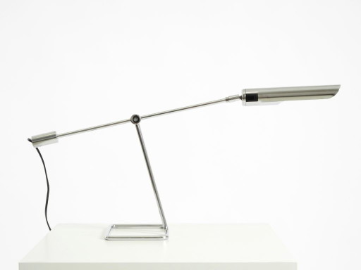 Tischleuchte aus verchromtem Metall aus den 1980er Jahren von Abo Randers für IKEA
