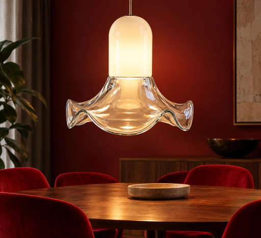 Leucos Murano Glass Pendant Lamp – Roberto Pamio & Renato Toso, 1968