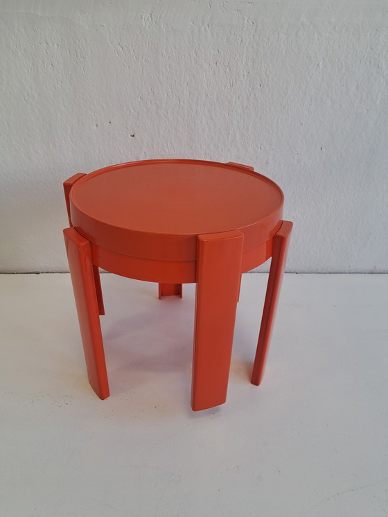Image 1 of Round orange side tables Kastilia