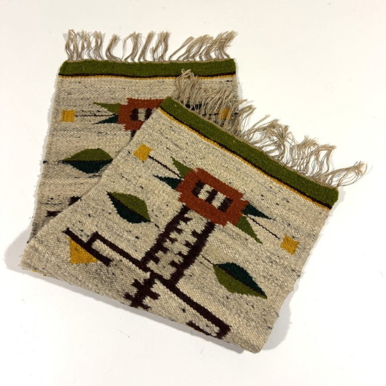 Wool Kelim Wall Hanging Poland 1970s – Wall decoration (photo 5 of 5)