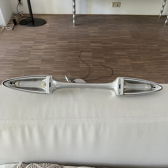 B.lux Olympia Billar Vintage In Good Condition – Pendant lamps, Metal, Aluminium (photo 3 of 7)