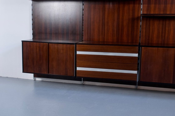 Image 1 of Modulaire plank van palissanderhout, ICO PARISI, jaren 1960, uitgever MIM ROMA