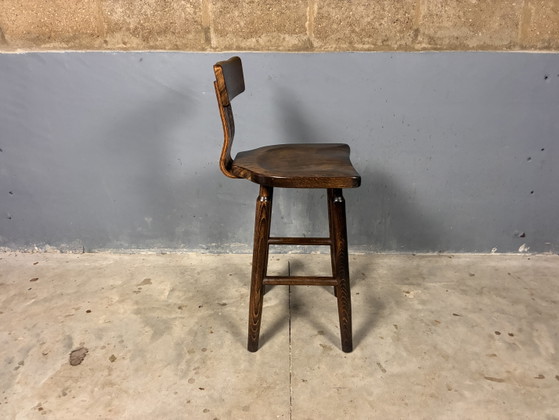 Brutalist 5 Lage Barkrukken ‘T-Back’ – Wood (photo 13 of 15)