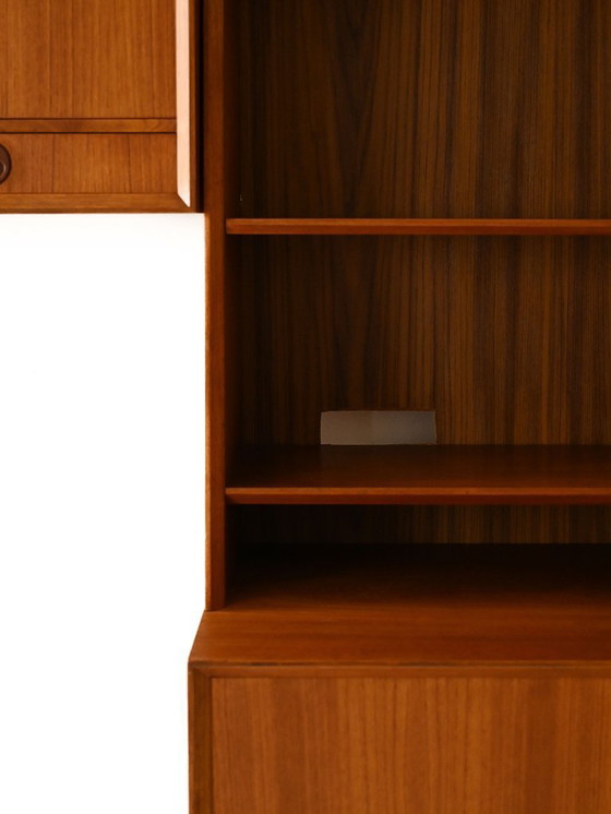 Image 1 of 1960s Scandinavian modular teak shelving system