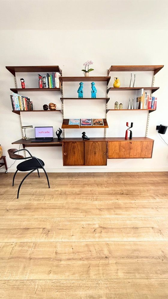 Image 1 of Modular wall system by Kai Kristiansen for FM Møbler 1960s
