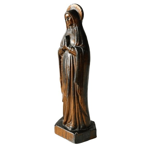 Image 1 of Vintage Maria copper statue 15 cm