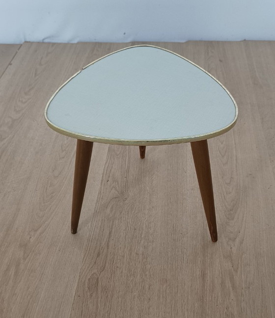 Vijftiger Jaren Plantentafeltje – Plastic, Wood (photo 7 of 7)