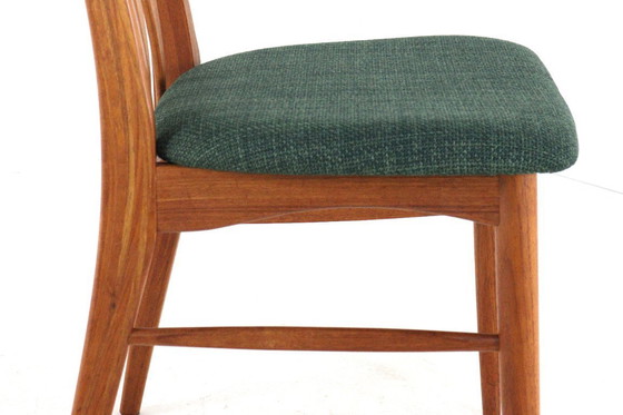 Image 1 of Set of 6 Niels Koefoed Eva dining chairs, vintage upholstered