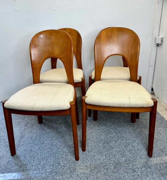 Sedie da pranzo in teak Danish Design Modello Ole / Morten N. Koefoed Hornslet, Koefoeds Hornslet Møbelfabrik (foto 12 di 15)