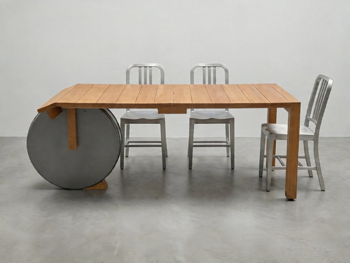 🟢 The Atelier Table - Custom Made Unieke Design Tafel uitschuifbaar (98-197cm) - Beukenhout